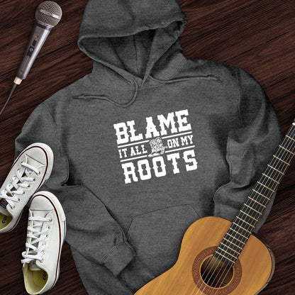Printify Hoodie Dark Heather / S Blame It Hoodie