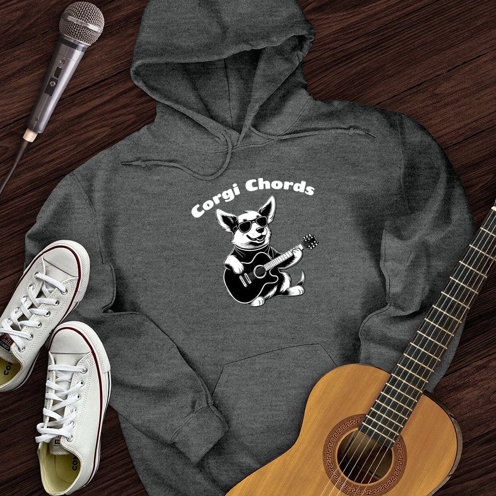 Printify Hoodie Dark Heather / S Corgi Hoodie