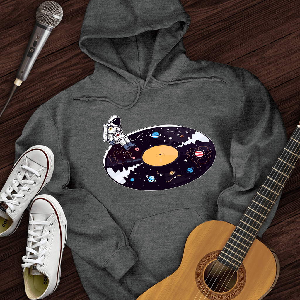 Printify Hoodie Dark Heather / S Cosmic Vinyl Hoodie
