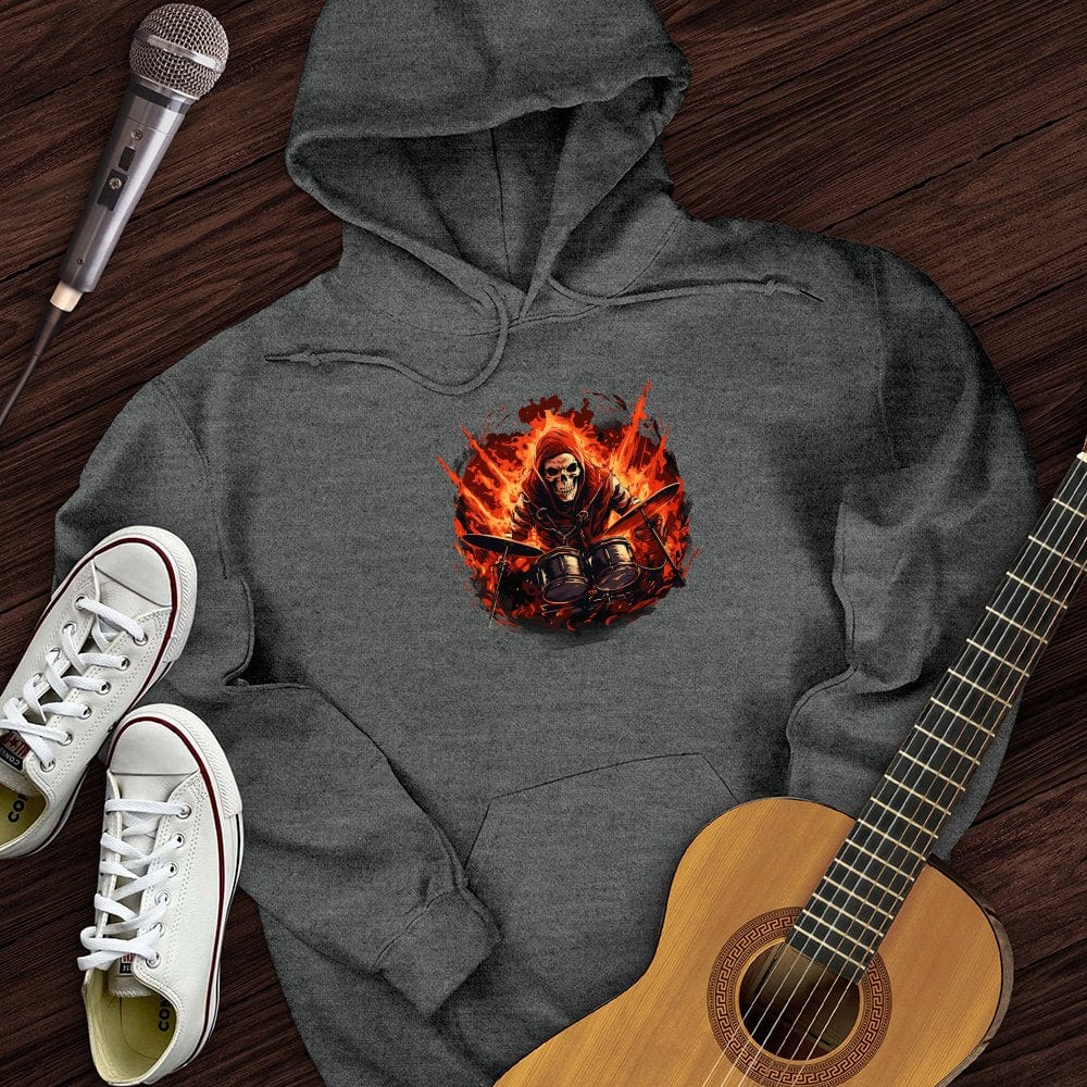 Printify Hoodie Dark Heather / S Diablo's Drummer Hoodie