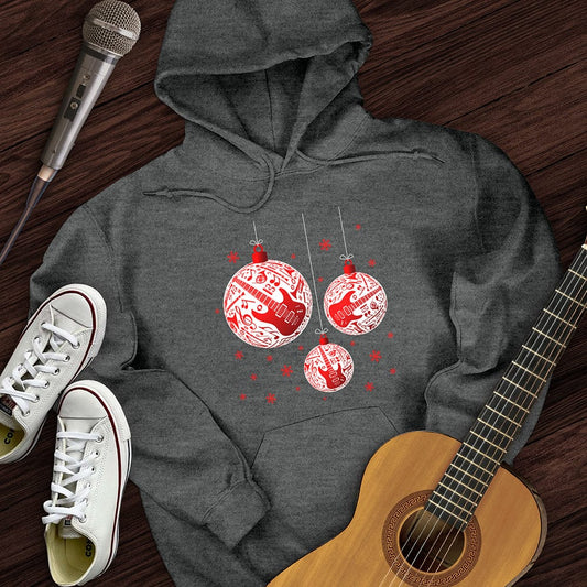 Printify Hoodie Dark Heather / S Guitar Ornaments Hoodie