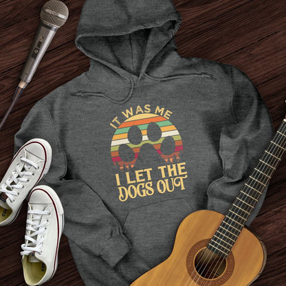 Printify Hoodie Dark Heather / S I Let The Dogs Out Hoodie