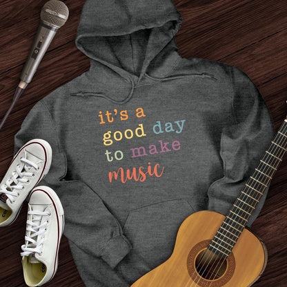 Printify Hoodie Dark Heather / S It's A Good Day Hoodie