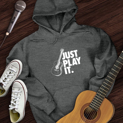 Printify Hoodie Dark Heather / S Just Play It Hoodie