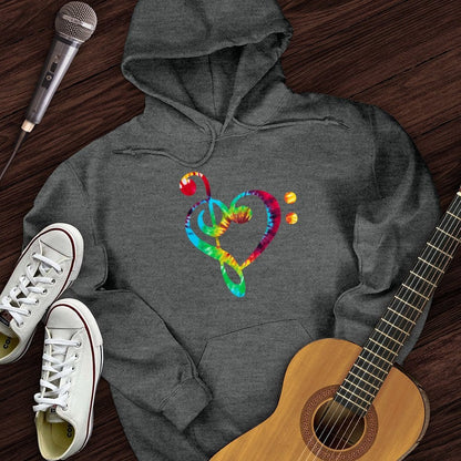 Printify Hoodie Dark Heather / S Love Notes Hoodie