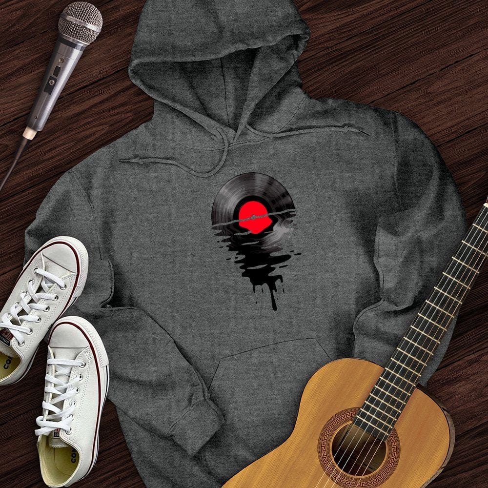 Printify Hoodie Dark Heather / S Melting Vinyl Hoodie