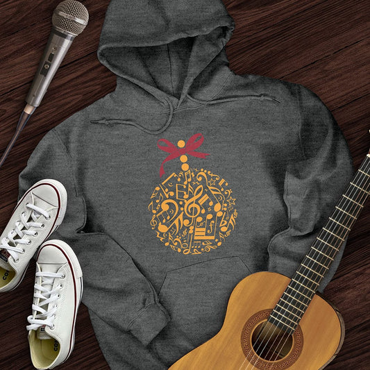 Printify Hoodie Dark Heather / S Musical Ornament Hoodie