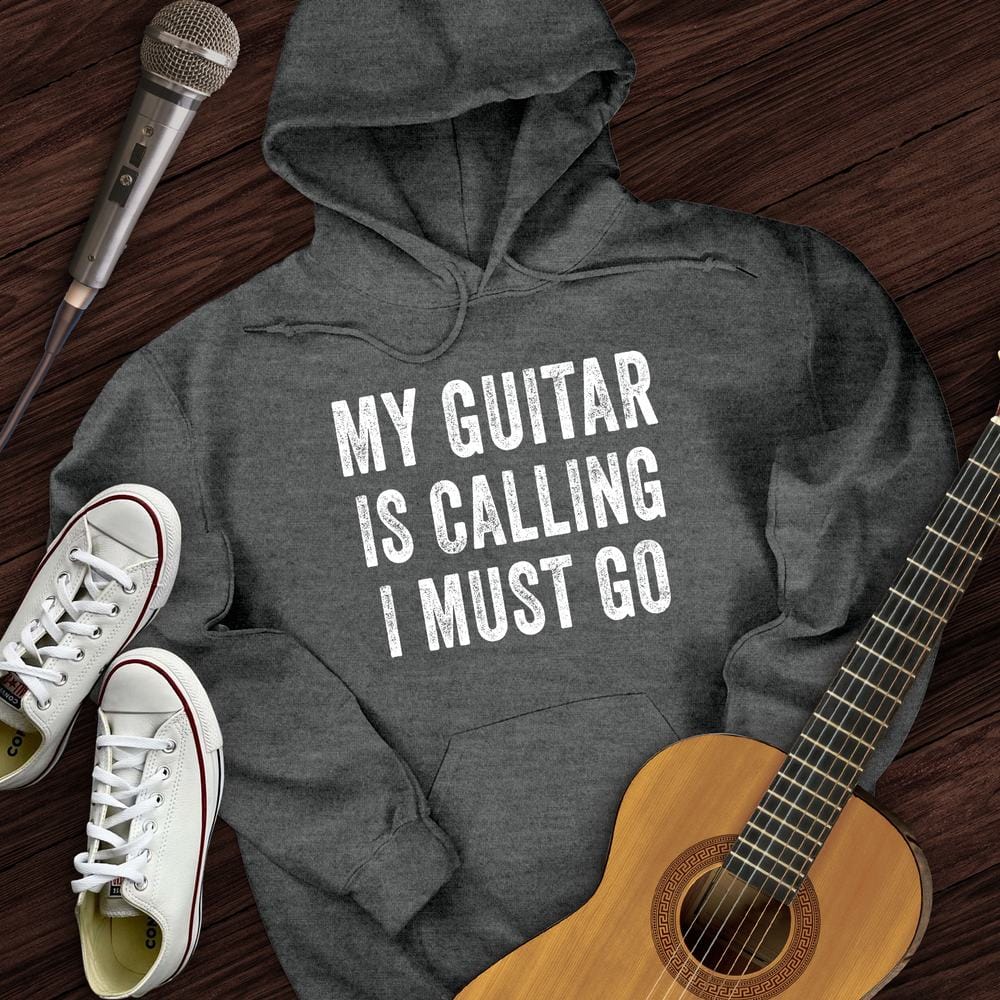 Printify Hoodie My Guitar Is Calling Hoodie