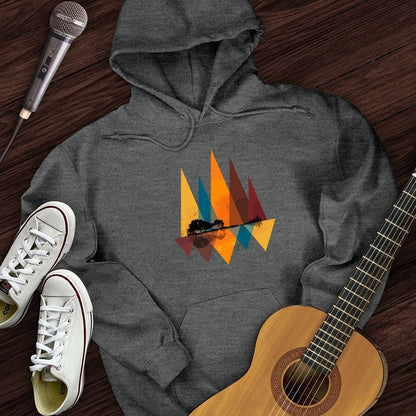Printify Hoodie Dark Heather / S Nature Guitar Hoodie