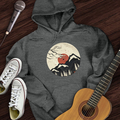 Printify Hoodie Dark Heather / S Nature Record Hoodie
