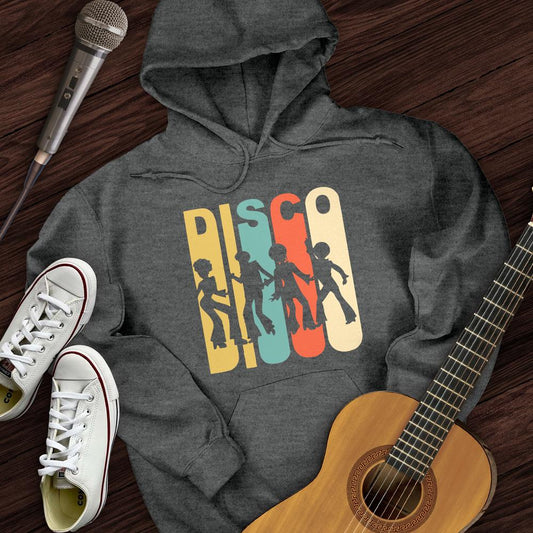 Printify Hoodie Dark Heather / S Retro Disco Hoodie