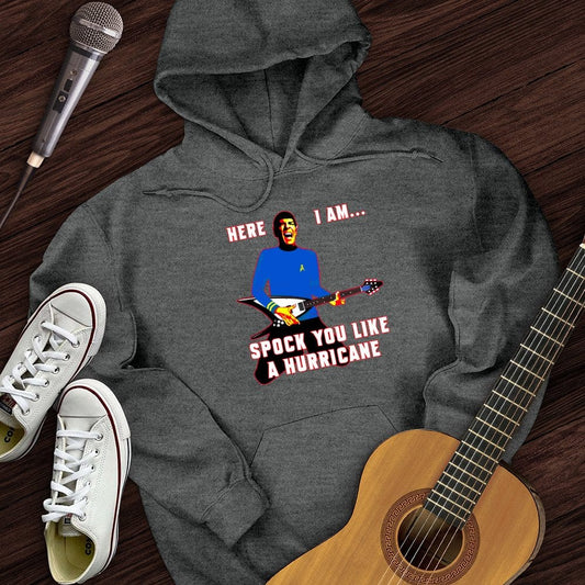 Printify Hoodie Dark Heather / S Spock You Like a Hurricane Hoodie