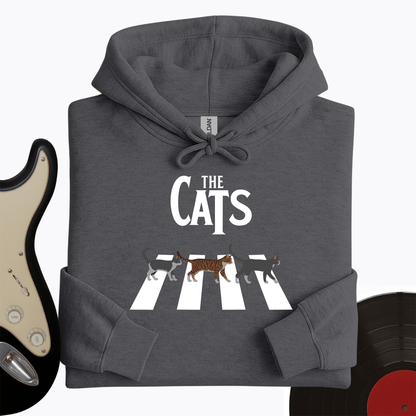 Printify Hoodie Dark Heather / S The Cats Hoodie