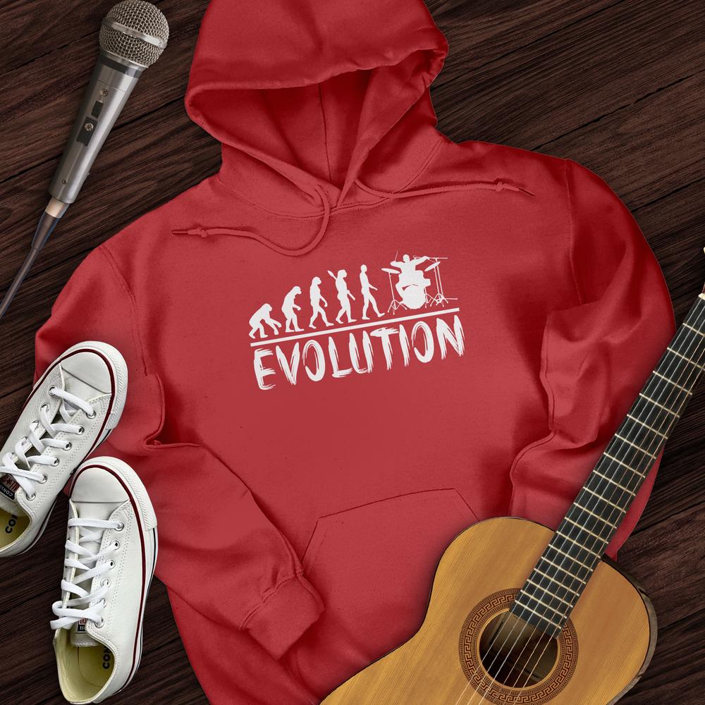 Printify Hoodie Drummer Evolution Hoodie