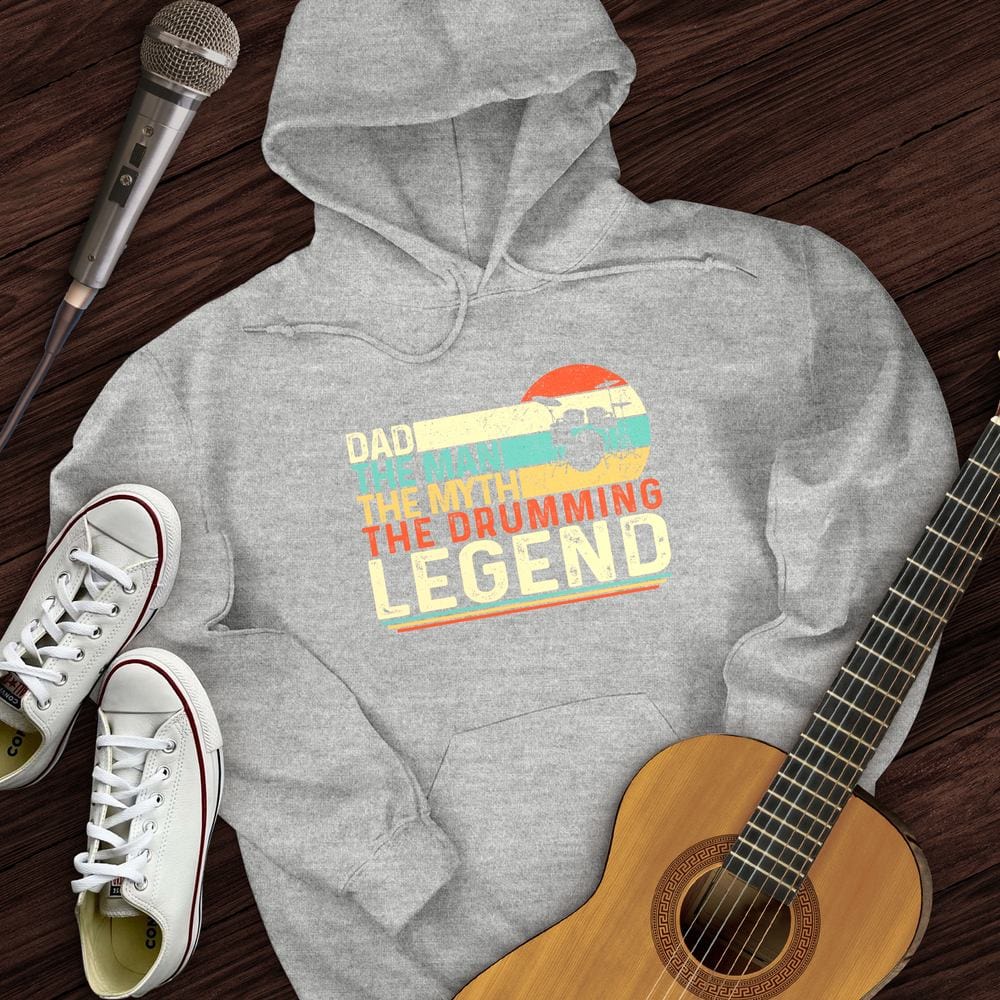Printify Hoodie Drummer Legend Dad  Hoodie