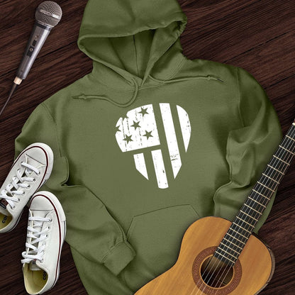 Printify Hoodie Flag Pick Hoodie
