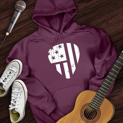 Printify Hoodie Flag Pick Hoodie