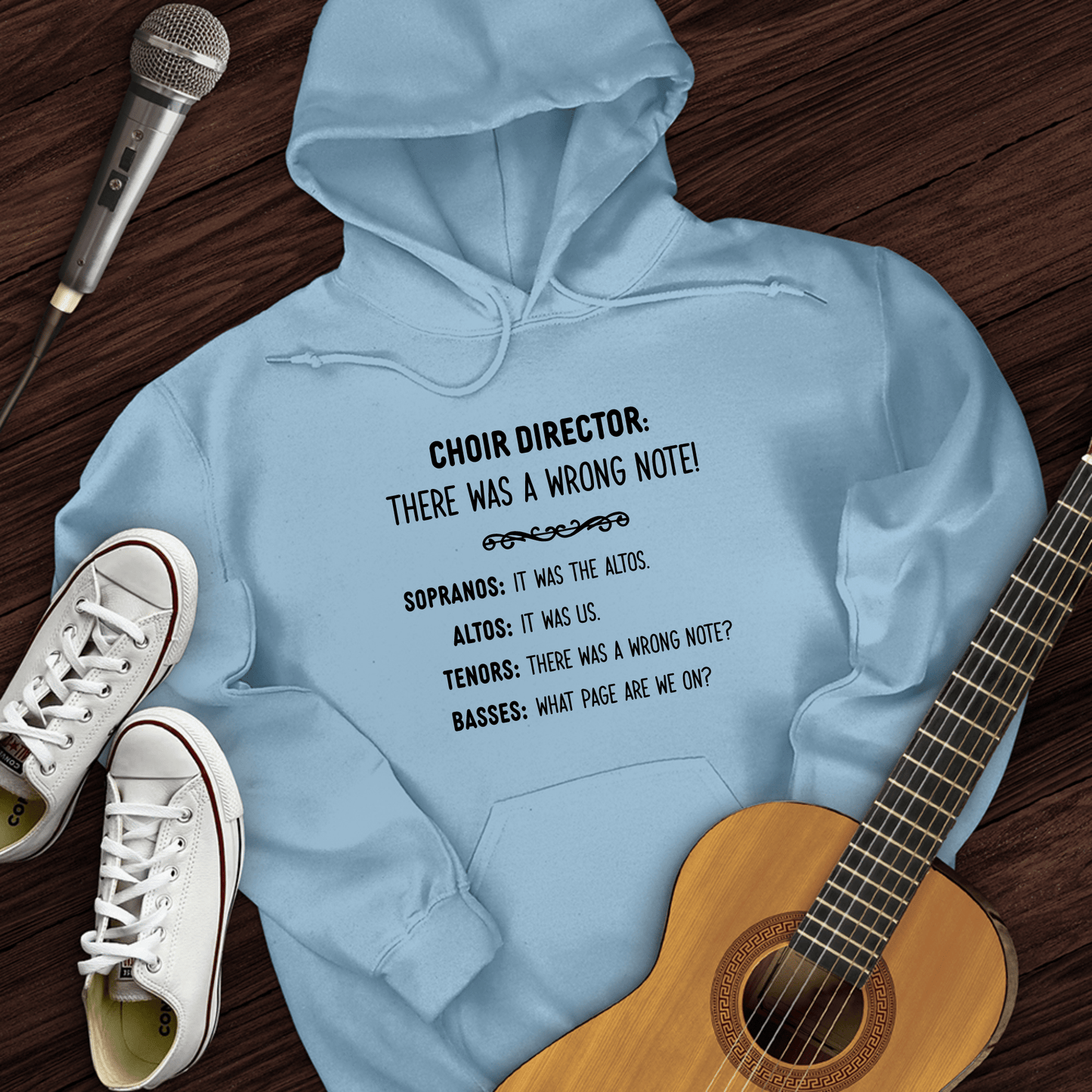 Printify Hoodie Light Blue / S Choir Director Hoodie