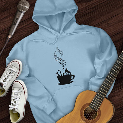 Printify Hoodie Light Blue / S Cup of Music Hoodie