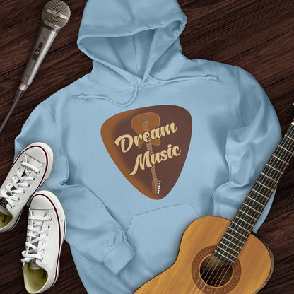 Printify Hoodie Light Blue / S Dream of Music Hoodie