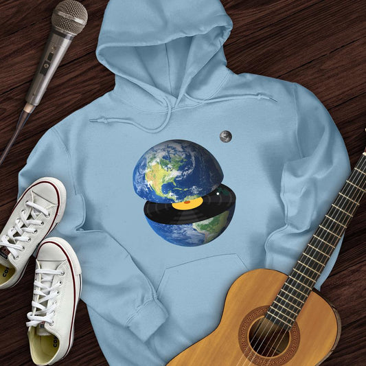 Printify Hoodie Light Blue / S Earth Player Hoodie