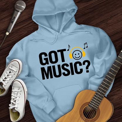 Printify Hoodie Light Blue / S Got Music Hoodie
