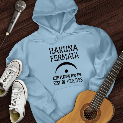 Printify Hoodie Light Blue / S Hakuna Fermata Hoodie