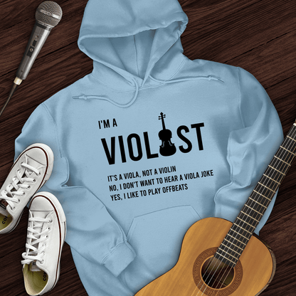 Printify Hoodie Light Blue / S I'm A Violist Hoodie