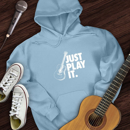 Printify Hoodie Light Blue / S Just Play It Hoodie