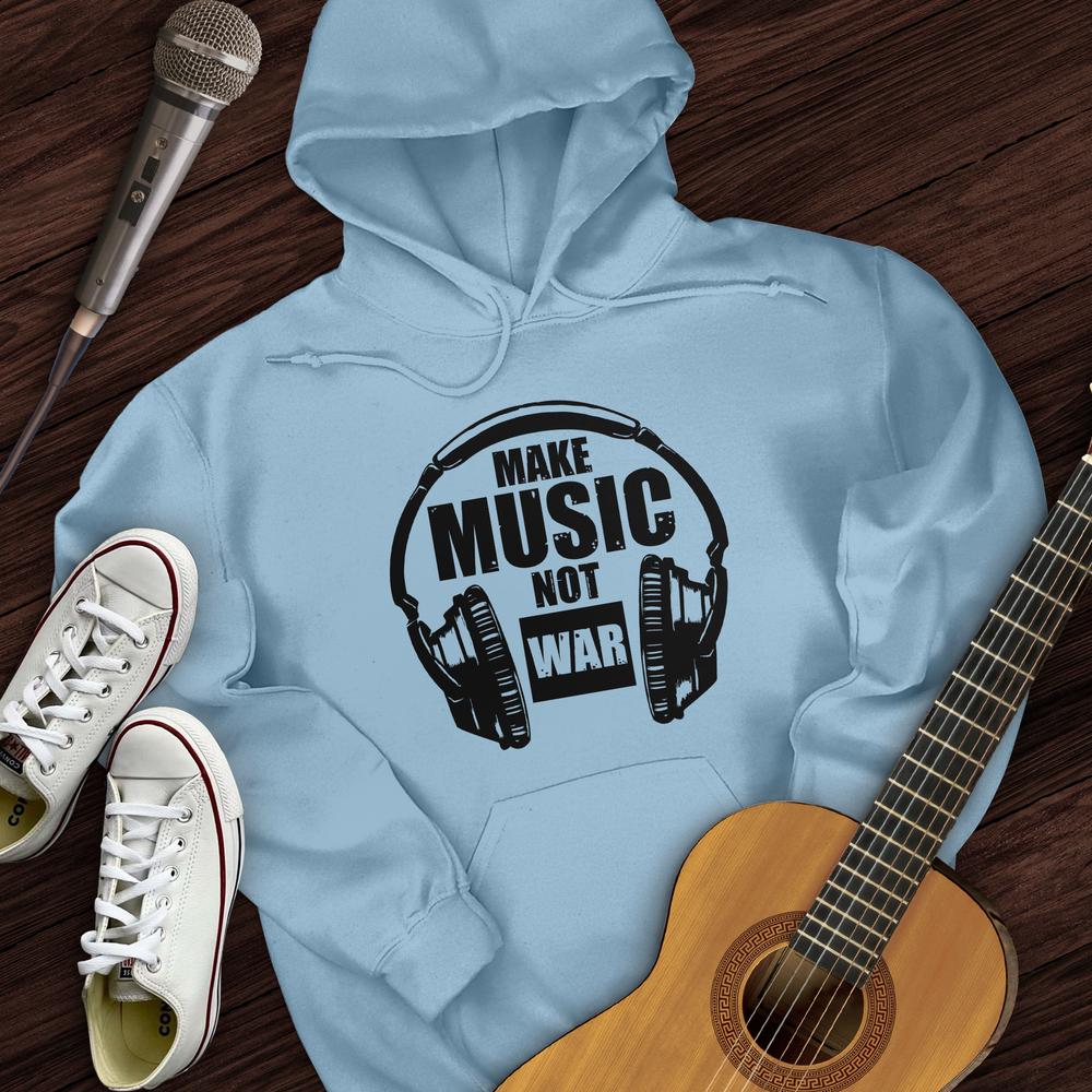 Printify Hoodie Light Blue / S Listen To Music Hoodie