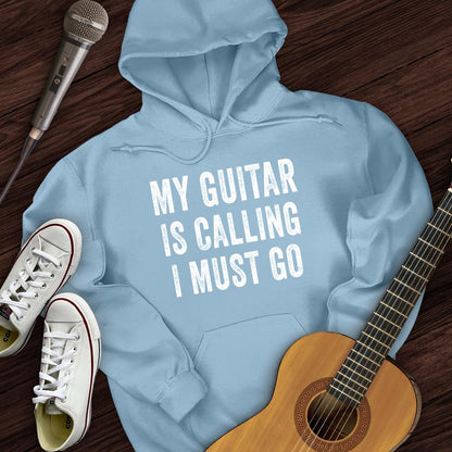 Printify Hoodie Light Blue / S My Guitar Is Calling Hoodie