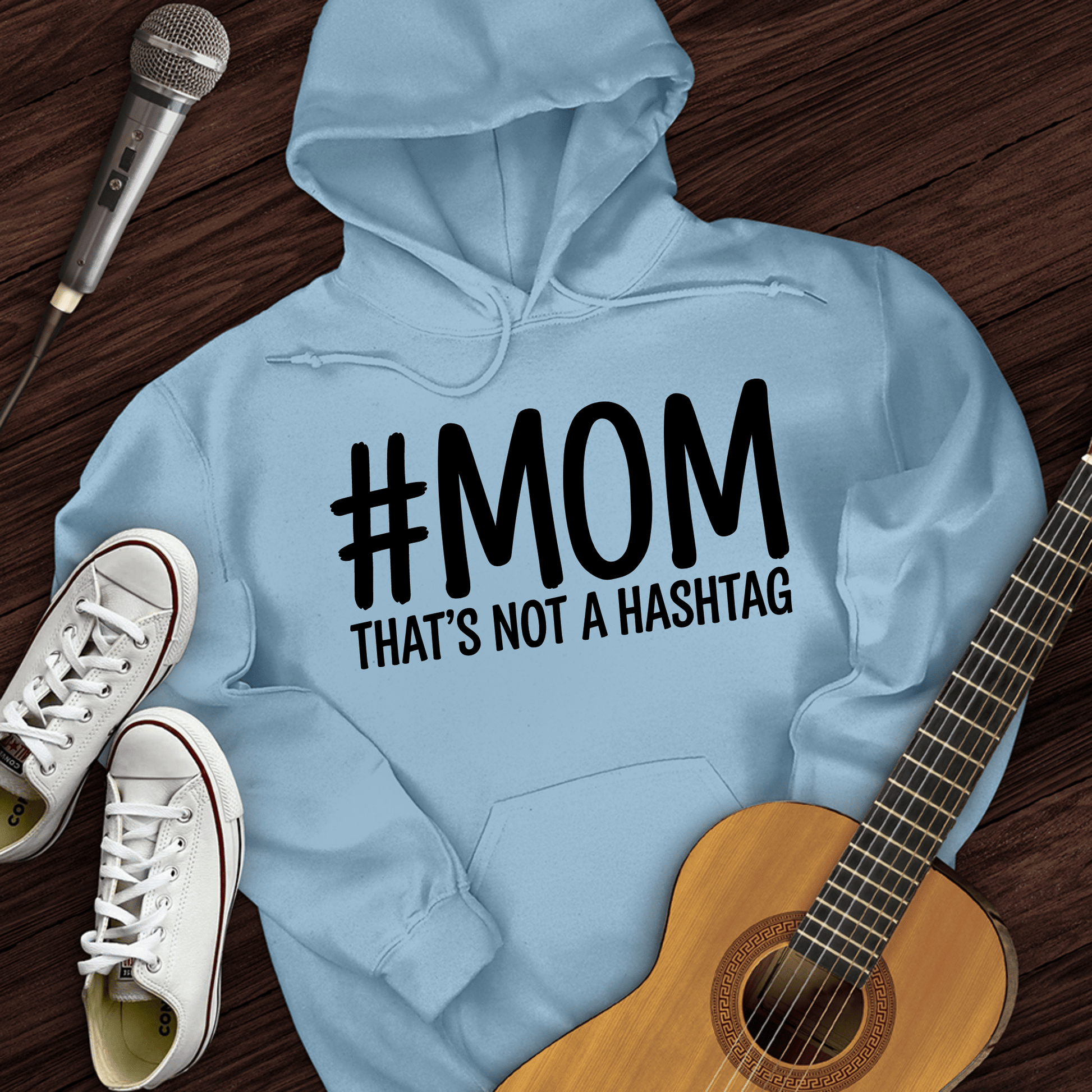 Printify Hoodie Light Blue / S Not A Hashtag Hoodie