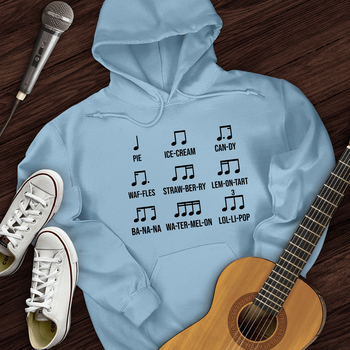 Printify Hoodie Light Blue / S Pie Hoodie