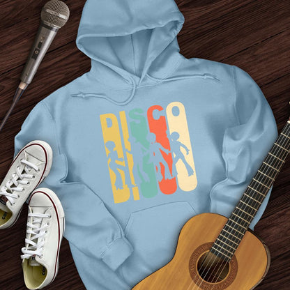 Printify Hoodie Light Blue / S Retro Disco Hoodie