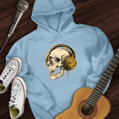 Printify Hoodie Light Blue / S Rock The Skull Hoodie
