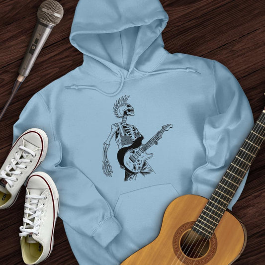 Printify Hoodie Light Blue / S Skeleton Rocker Hoodie