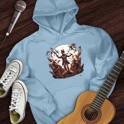 Printify Hoodie Light Blue / S Steampunk Conductor Hoodie