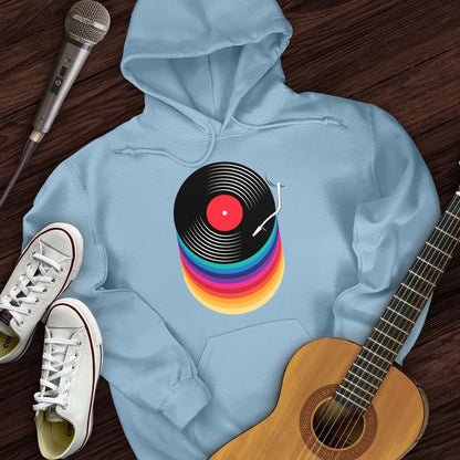 Printify Hoodie Light Blue / S Turntable Hoodie