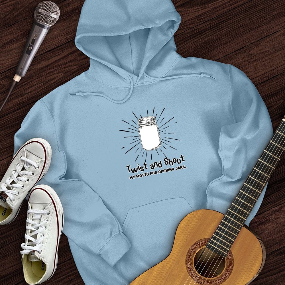 Printify Hoodie Light Blue / S Twist and Shout Hoodie