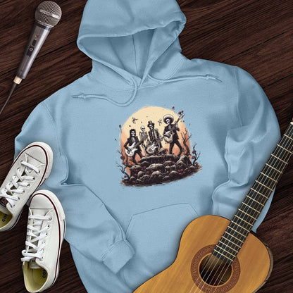 Printify Hoodie Light Blue / S Undead Concert Hoodie