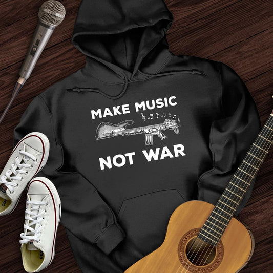 Printify Hoodie Make Music Guitar Hoodie