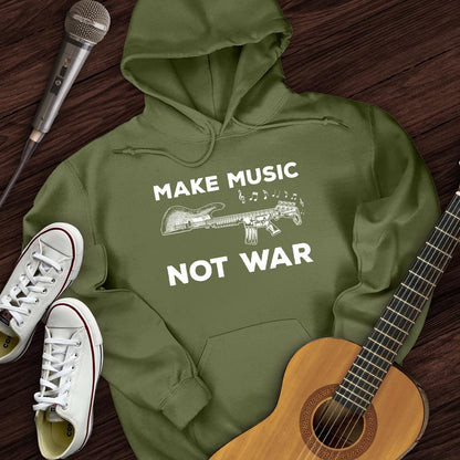 Printify Hoodie Make Music Guitar Hoodie