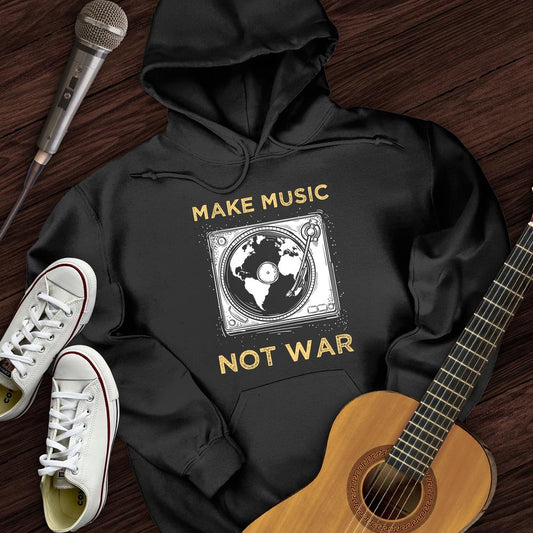 Printify Hoodie Make Music World Hoodie