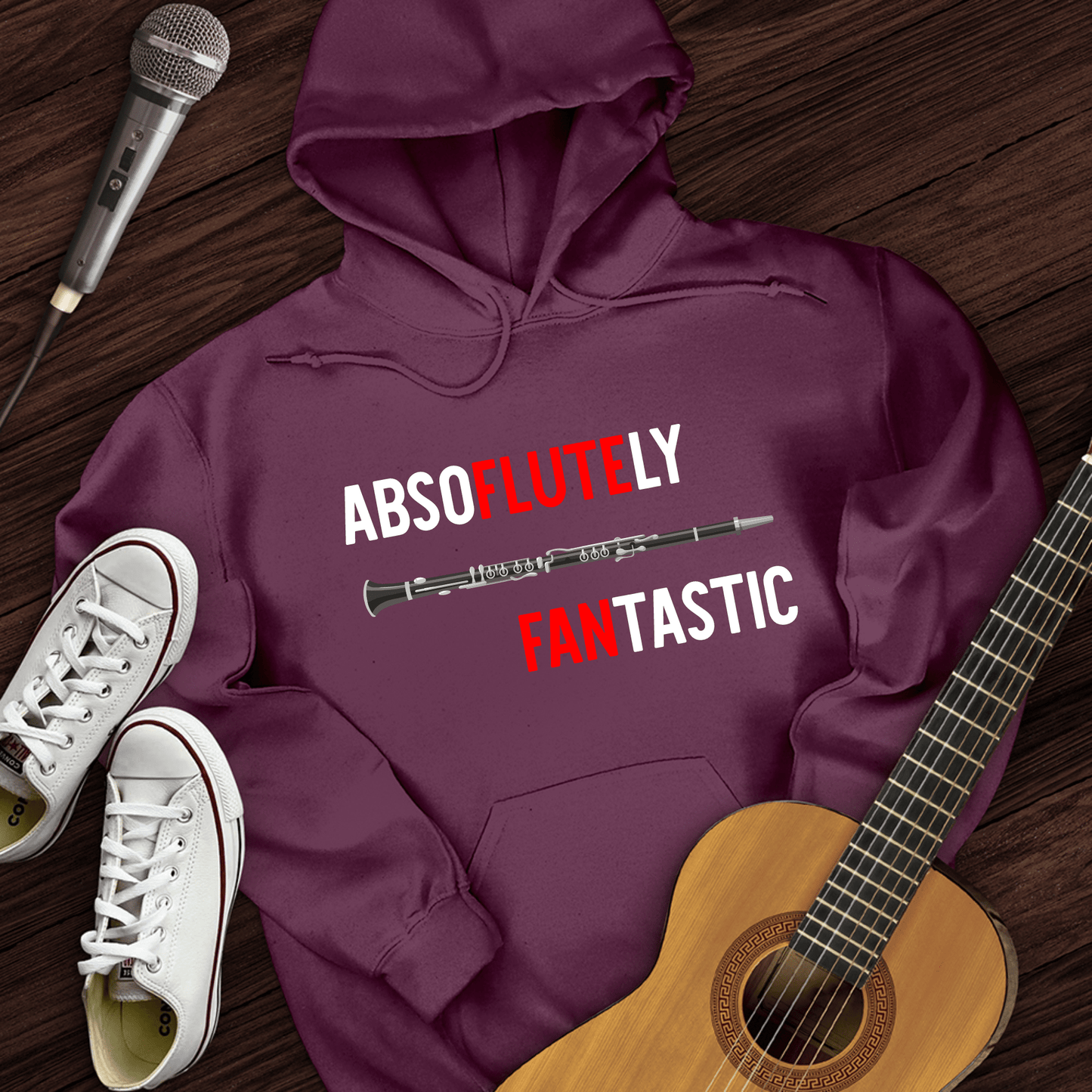 Printify Hoodie Maroon / S Absoflutely Hoodie