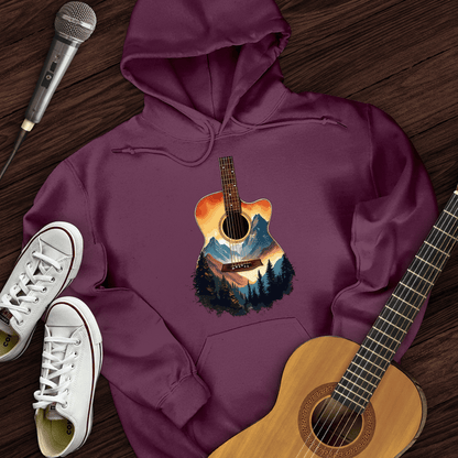 Printify Hoodie Maroon / S Acoustic Heaven Hoodie