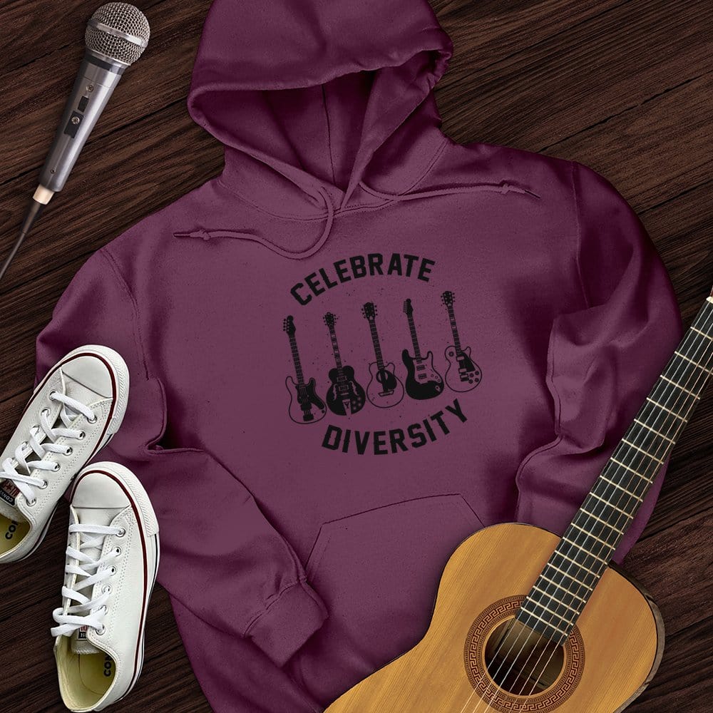 Printify Hoodie Maroon / S Celebrate Diversity Hoodie