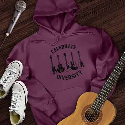 Printify Hoodie Maroon / S Celebrate Diversity Hoodie