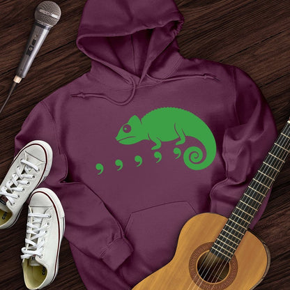 Printify Hoodie Maroon / S Chameleon Hoodie