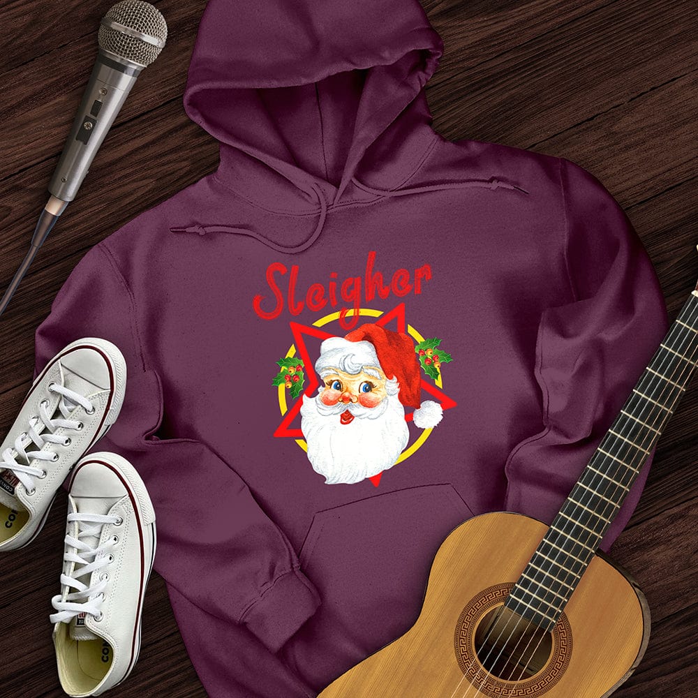 Printify Hoodie Maroon / S Christmas Sleigher Hoodie