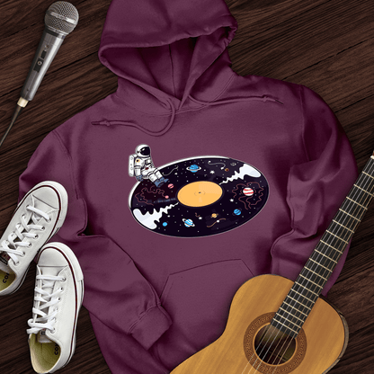 Printify Hoodie Maroon / S Cosmic Vinyl Hoodie